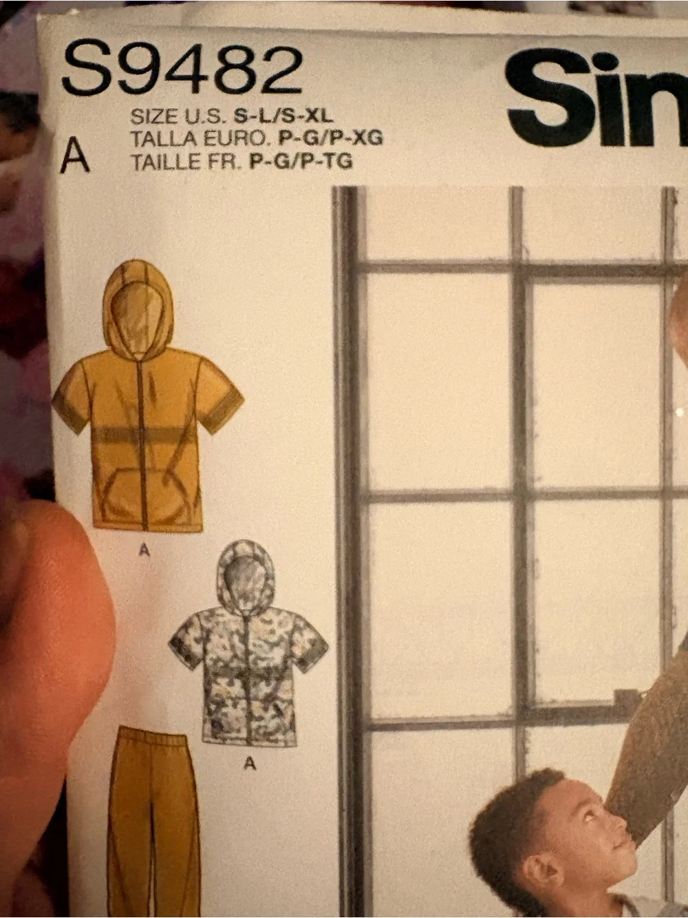 BN UNCUT SIMPLICITY 9482 A SEWING PATTERNS MEN & BOYS MATCHING SETS